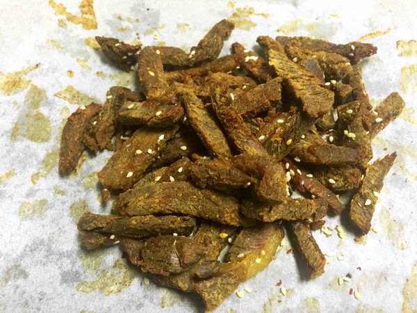 Roasted Spiced Beef Jerky recipe