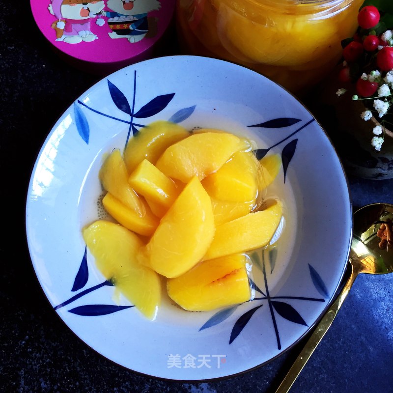 Yellow Peach Syrup recipe
