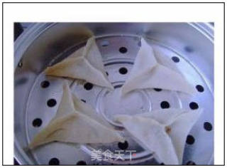 Triangle Bean Paste Buns. recipe
