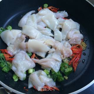 Stir Fried Squid Slices recipe