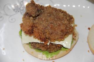 Super Spicy Double Chicken Drumstick Burger recipe