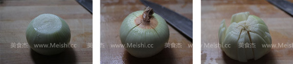 Fried Onion Flowers recipe