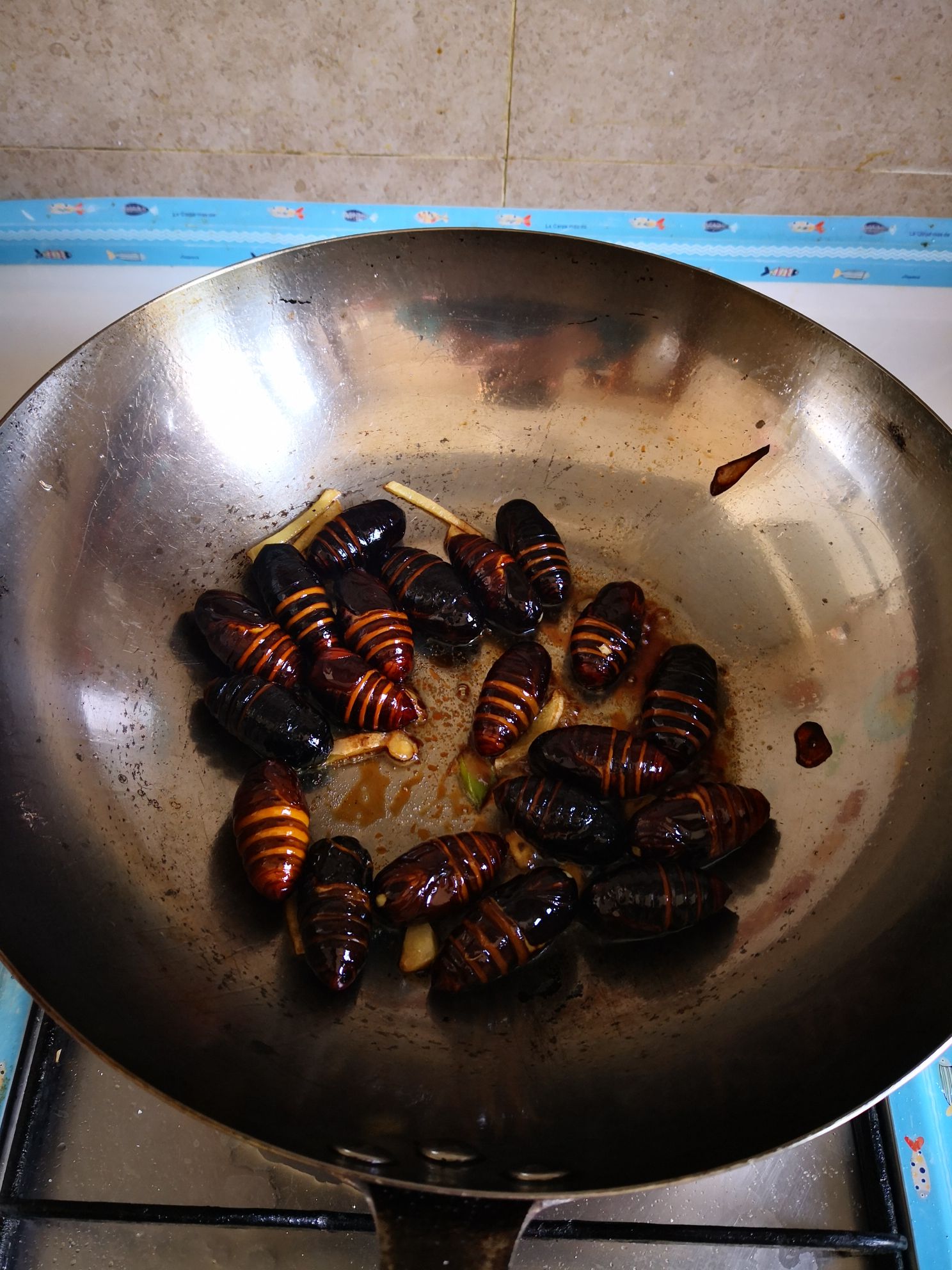 Scallion Cocoon Pupa recipe