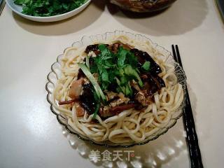 Shuang Mushroom Muxi Braised Noodle recipe