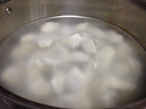 Amaranth and Pork Dumplings recipe