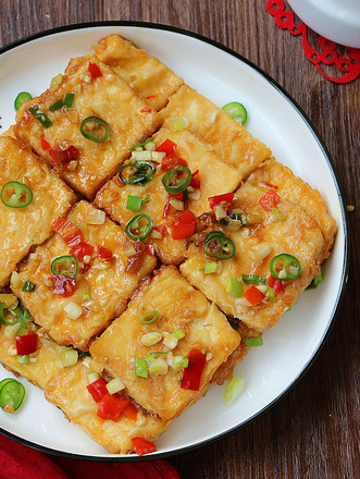 Fried Tofu with Sauce recipe