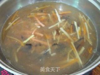 Sour Bamboo Shoots Sanxian Soup recipe