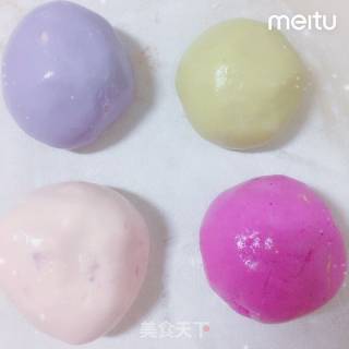 Colorful Glutinous Rice Balls recipe