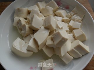 Chicken Shredded Cabbage Tofu Soup recipe
