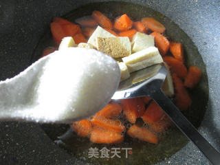 Frozen Tofu and Roasted Carrots recipe