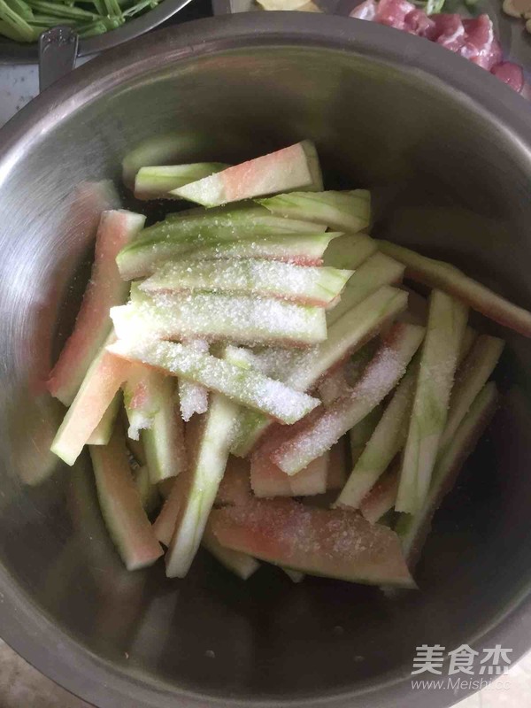 Salted Watermelon Rind recipe