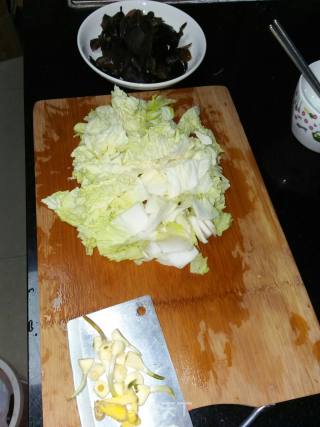 Chinese Cabbage with Fungus recipe