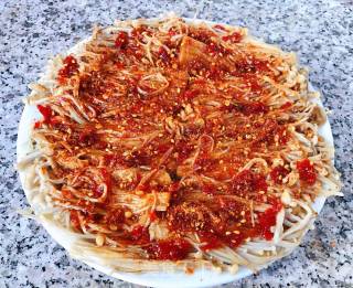 Pan-fried Enoki Mushroom recipe