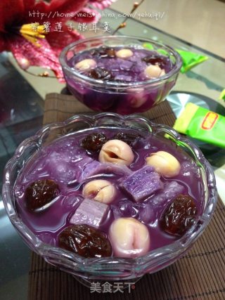 Purple Sweet Potato, Lotus Seed and Tremella Soup recipe