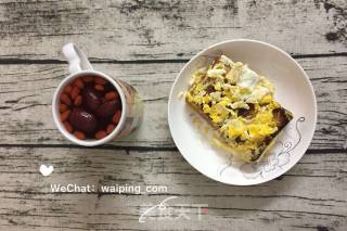 Simple Breakfast: Dampness and Blood Tonic Tea + Egg Toast recipe