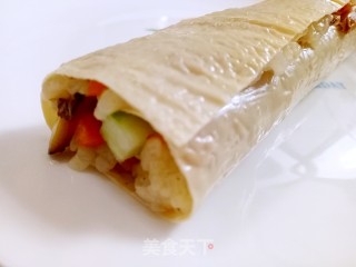 Glutinous Rice Rolls with Soy Oil Skin recipe