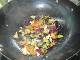 Oily Vegetable Rice recipe