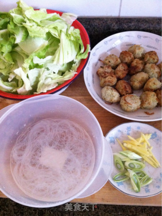 Braised Cabbage with Radish Balls recipe