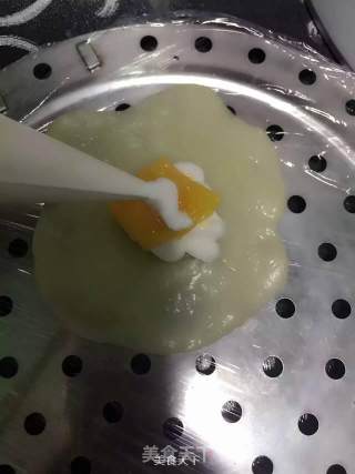 Coconut Mango Sticky Rice Cake recipe