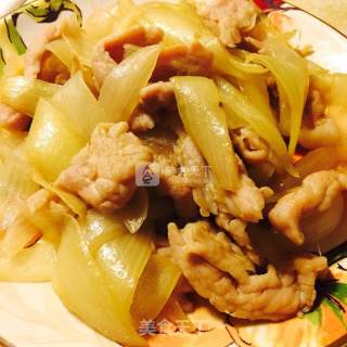 Pork Slices and Fried Onions~ recipe