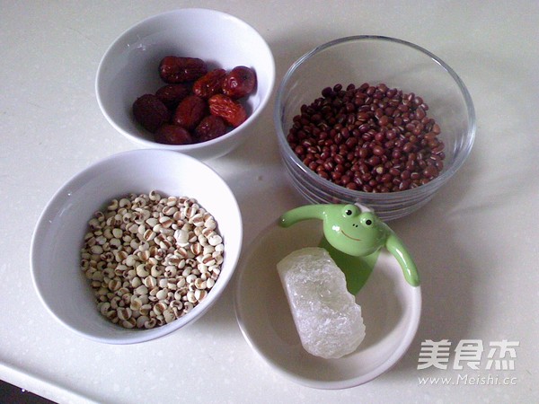 Barley and Red Bean Soup recipe