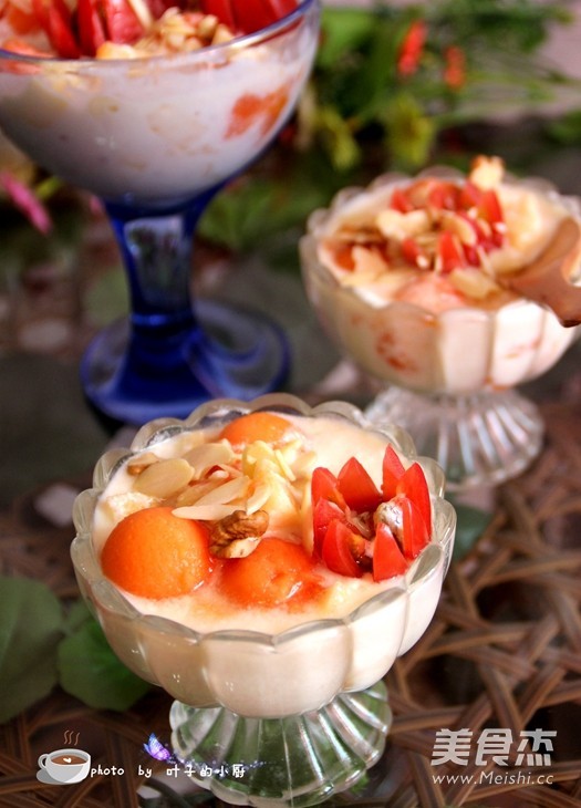 Papaya Apple Yogurt recipe