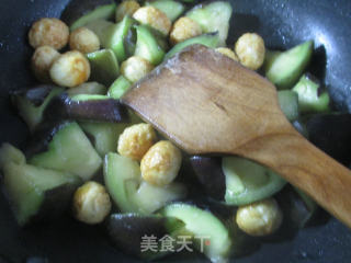 Fried Eggplant with Tiger Skin and Quail Eggs recipe