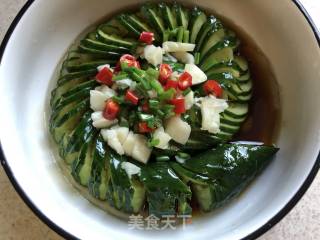 Tossed with Lion's Clothes Cucumber#凉饭菜# recipe