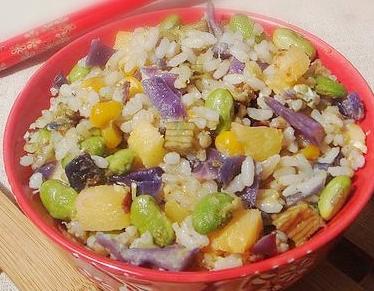 Fruity Mixed Vegetable Fried Rice recipe