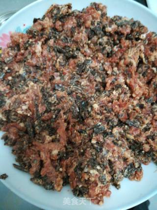 Dried Vegetable Steamed Meatloaf recipe