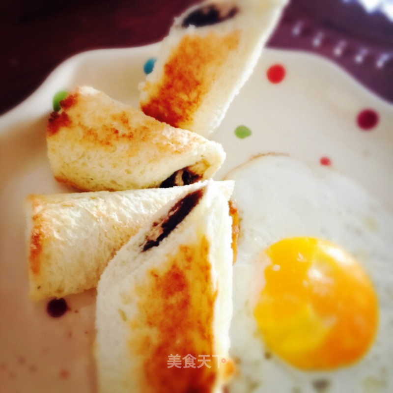 Bean Paste Walnut Toast Roll recipe