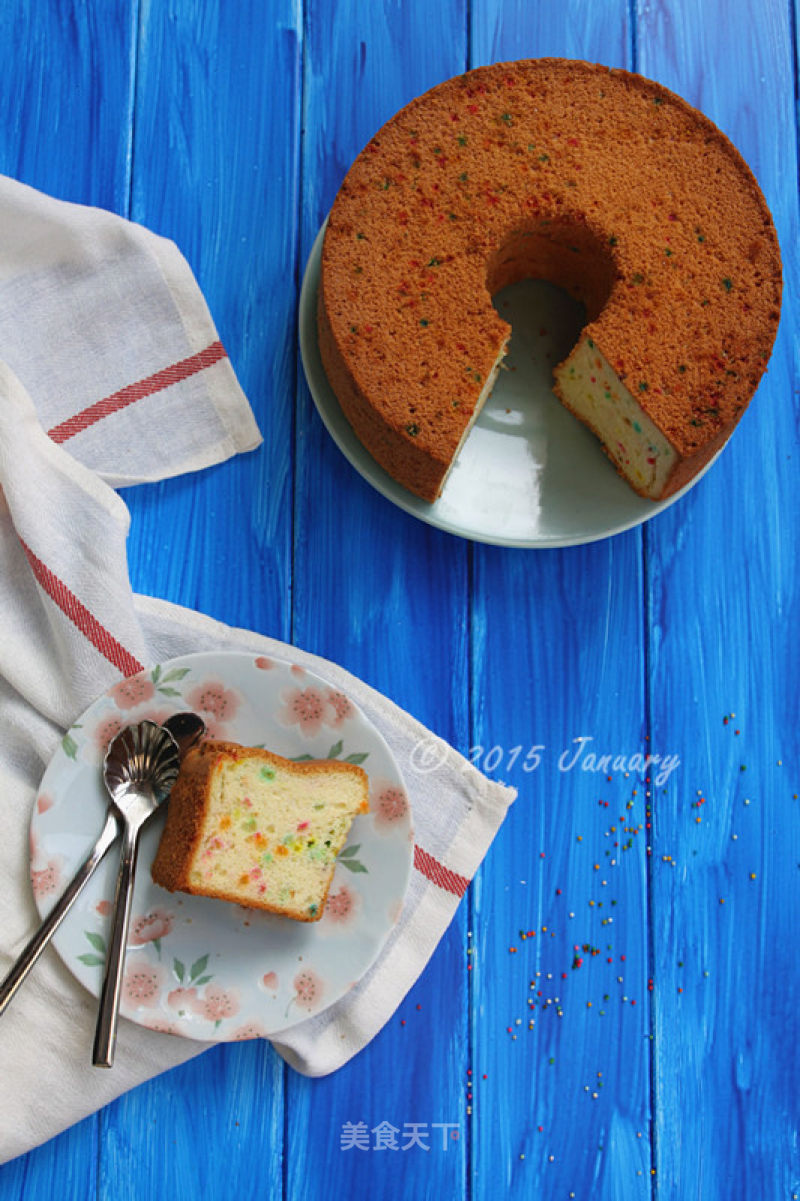 Colorful Chiffon Cake recipe