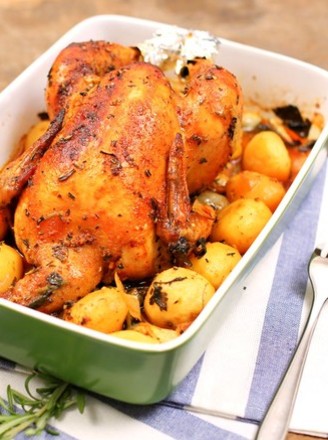 Bavarian Roast Chicken-rosemary