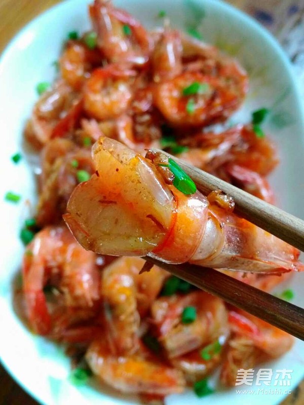 Fried Shrimp with Dried Radish recipe