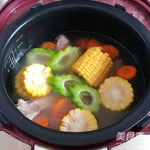 Ribs Corn Bitter Gourd Soup recipe