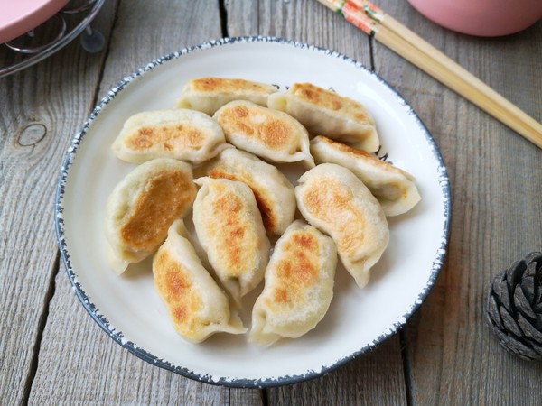 Zucchini and Egg Fried Dumplings recipe