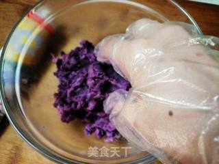 Purple Sweet Potato Condensed Milk Toast recipe