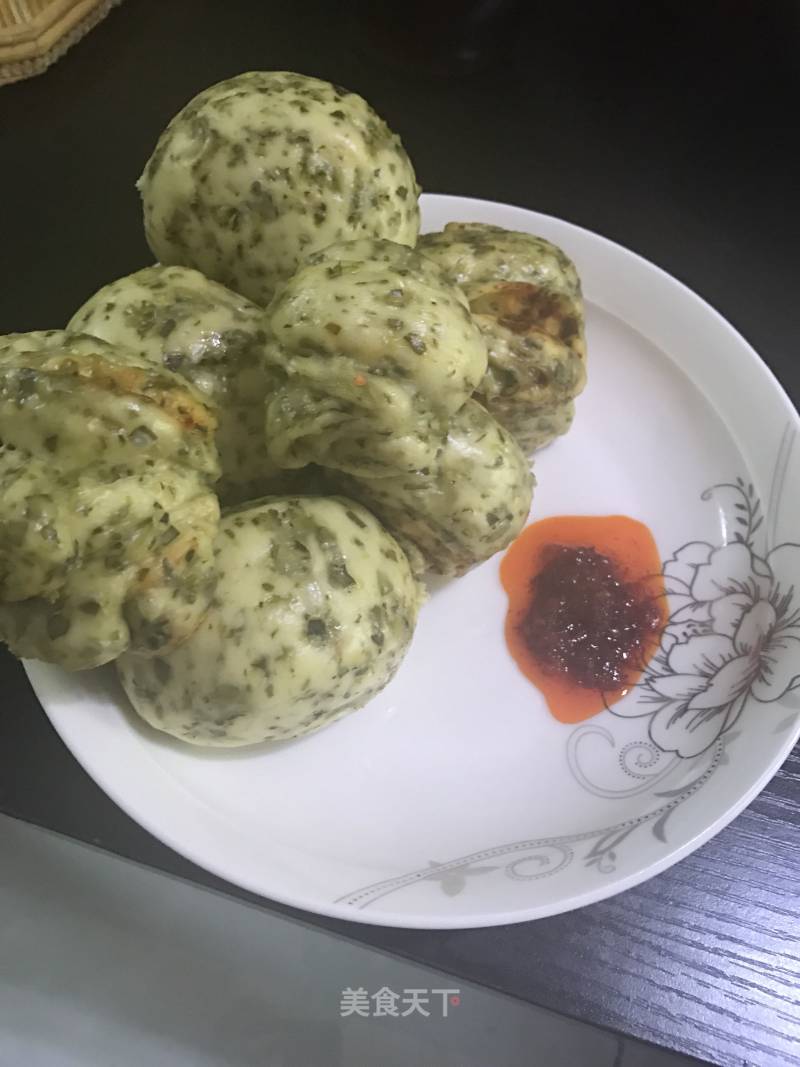 #春食野菜香# Mustard Steamed Buns recipe