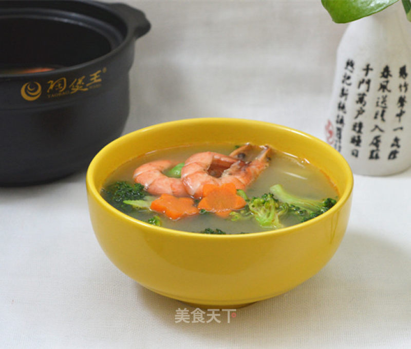 Shrimp and Vegetable Cream Soup recipe