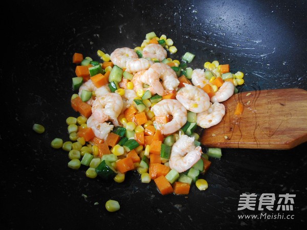Three-color Shrimp recipe