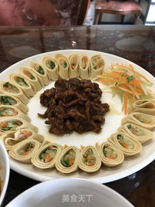 Homemade Version of Shredded Pork with Beijing Sauce recipe