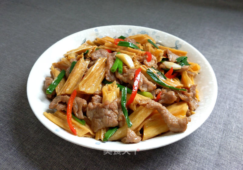 Fried Pork with Yuba recipe