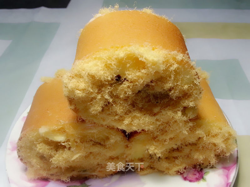 Pork Floss Cake Roll recipe