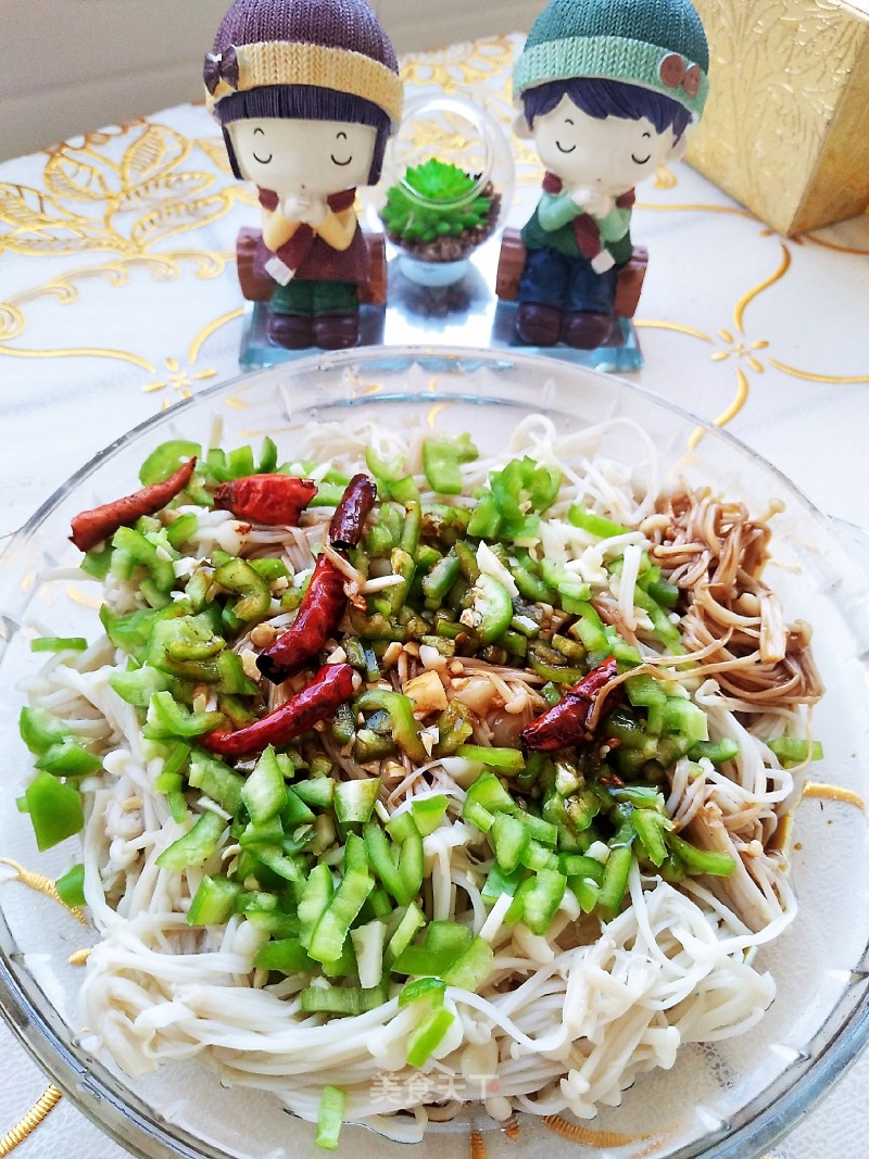 Stir-fried Enoki Mushrooms recipe