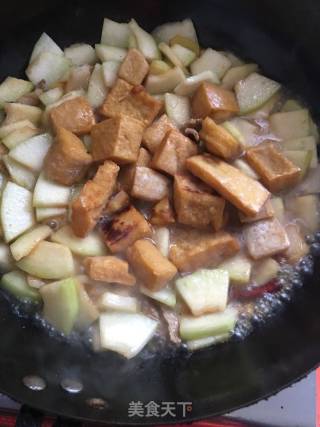 Stewed Winter Melon with Oily Tofu recipe