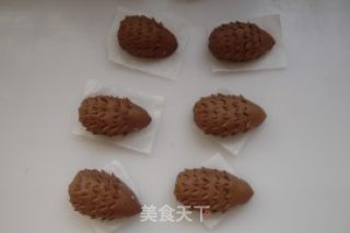 Cocoa Hedgehog Custard Bun recipe