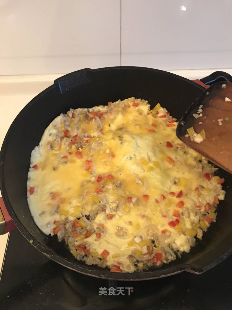 Three-color Whitebait Omelette recipe