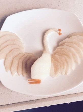 Fruit Swan recipe
