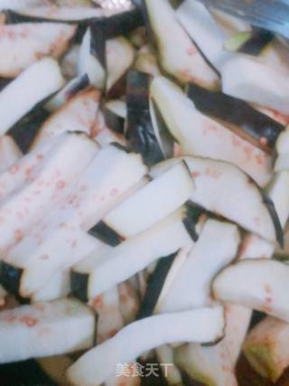 Eggplant Strips with Sauce recipe