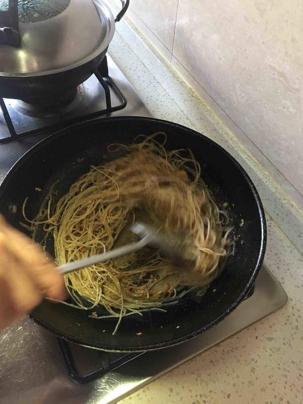 Fried Minced Pork with Vermicelli recipe